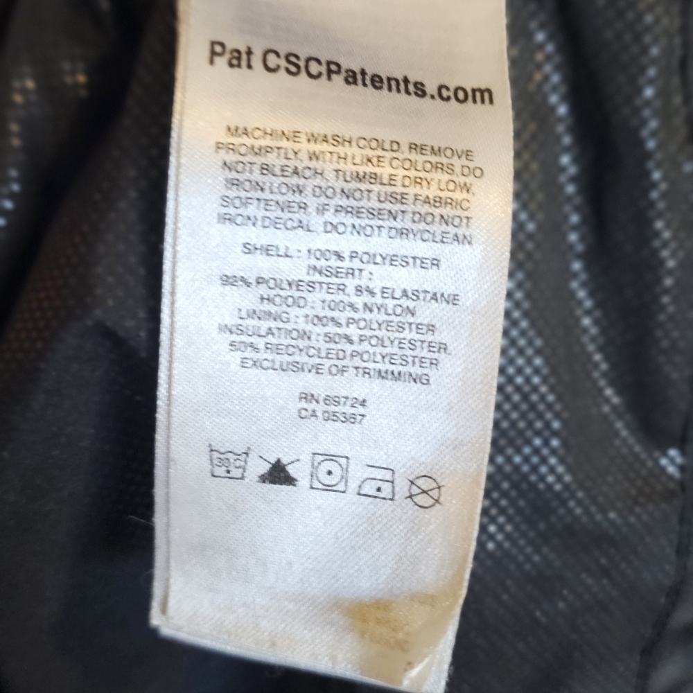 Columbia Omni Heat 2X Long Black Jacket Lightweight But Warm - Picture 5 of 7